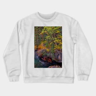 Canada. Canadian Rockies. Jasper NP. Maligne Canyon. Fall Colors. Crewneck Sweatshirt